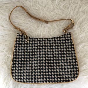 Authentic Vintage Coach Black & White Houndstooth